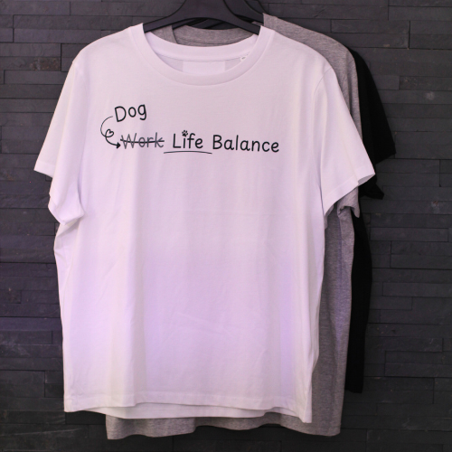 Organic T-Shirt "Dog Life Balance"